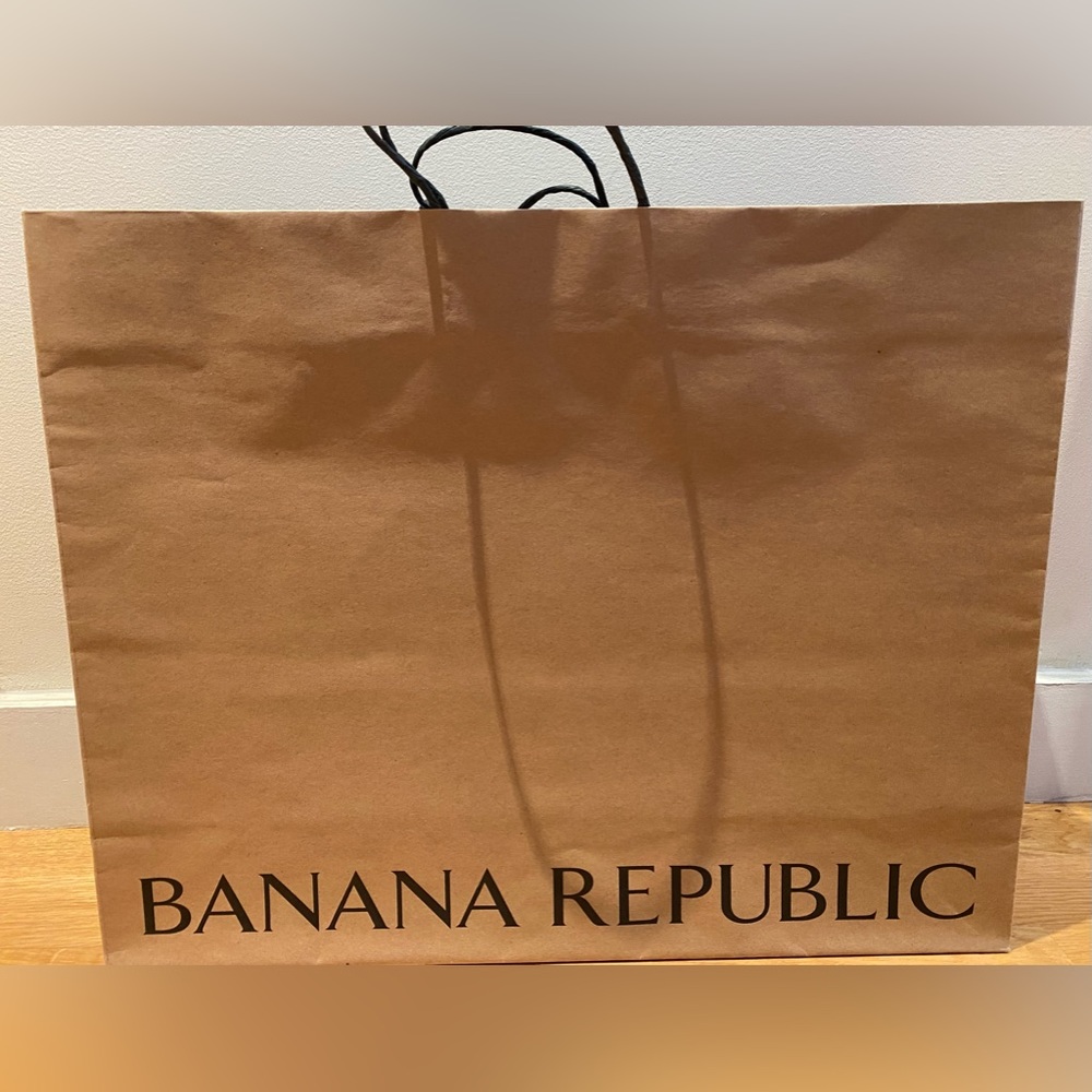 New Banana Republic Large shopping bags set of 2